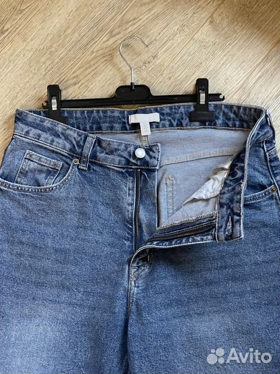 Джинсы Mom High Waist H&M (48-50)