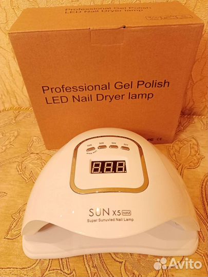 Лампа для гелевого маникюра, наращивания ногтей, н