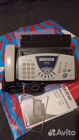 Телефон-факс brother FAX-104 купить в Санкт-Петербурге | Электроника ...