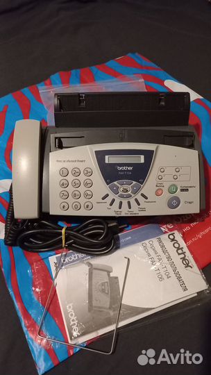 Телефон-факс brother FAX-104