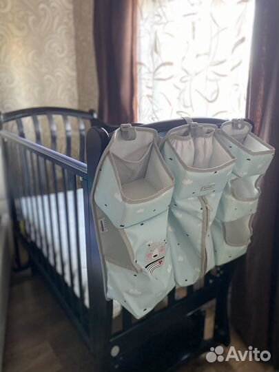 Кроватка деревянная детская 