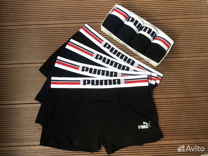 Трусы боксеры мужские разные модели по 4 шт