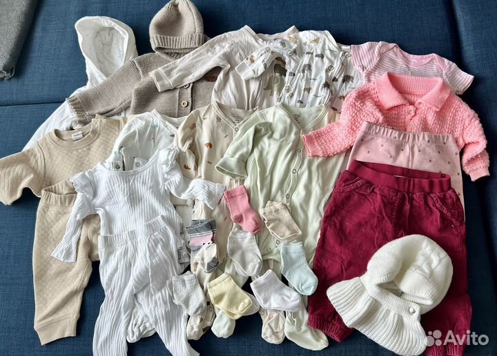 Детская одежда H&M и Baby go пакетом р.62-68