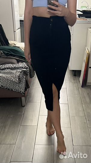 Вельветовая юбка