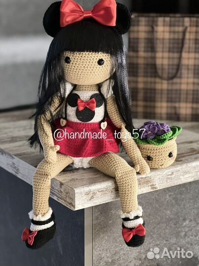 Кукла.Вязаные игрушки ручной работы