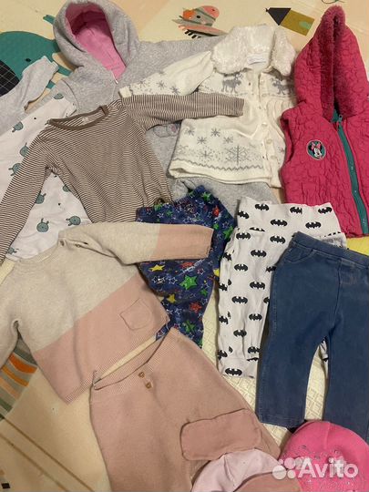 Пакет вещей на девочку 68-86