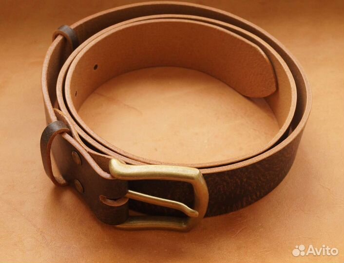 Кожаный ремень. Ручная работа