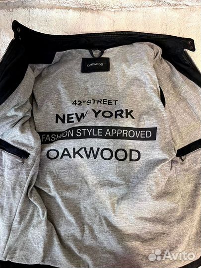 Кожаная куртка oakwood М