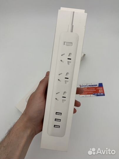 Удлинитель Xiaomi Power Strip 3розетки и 3USB