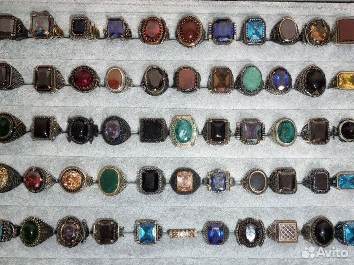 Мужской перстень серебро