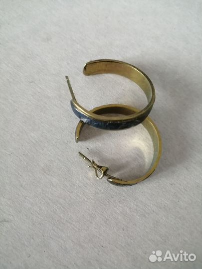 Серьги, кольцо цирконий