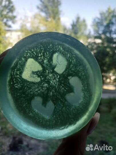 Массажное мыло с люфой