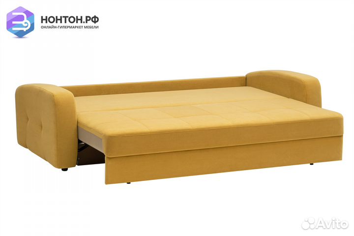 Диван пантограф Сильва горчичный