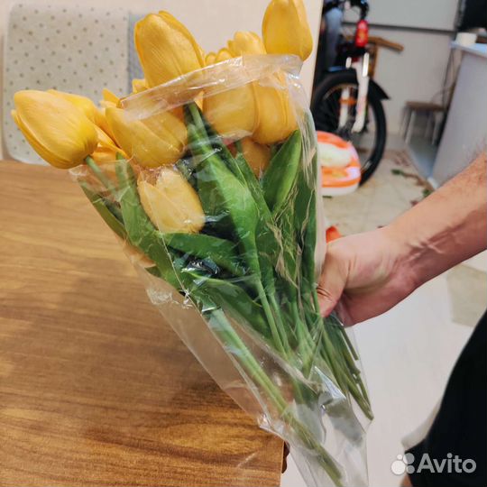 Искусственные цветы тюльпаны