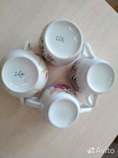 Сахарница, кружки СССР фарфор СССР