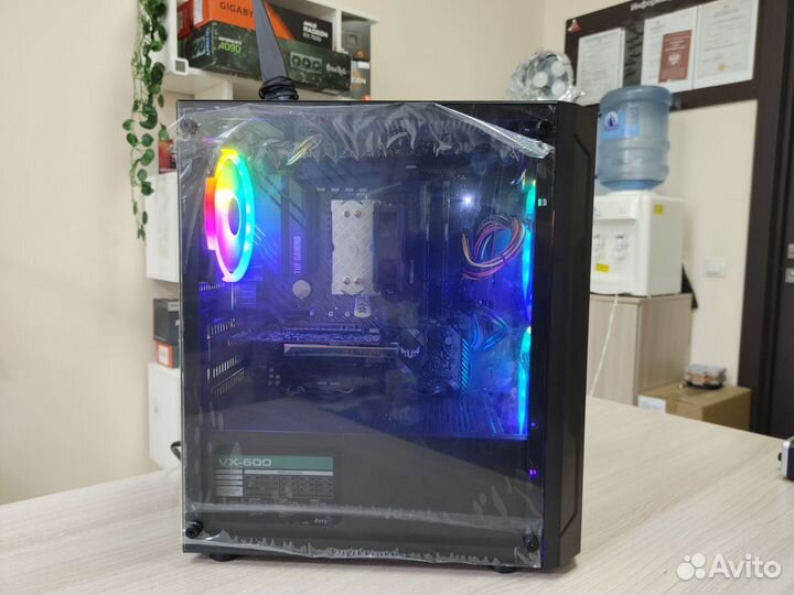 Игровой Ryzen 5600x/RX6400/16gb 3733мгц/SSD+HDD