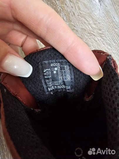Ботинки ecco 21 р