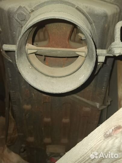 Чугунный котел твердотопливный