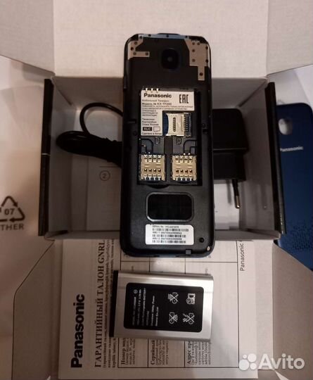 Мобильный телефон Panasonic TF200 Blue