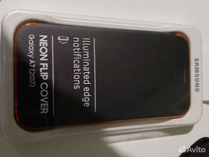 Чехол neon flip cover galaxy A 7 (2017)