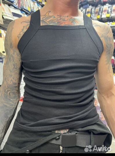 2 майки с квадратным вырезом