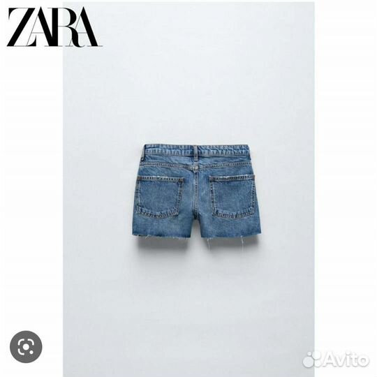 Юбка шорты джинсовые zara