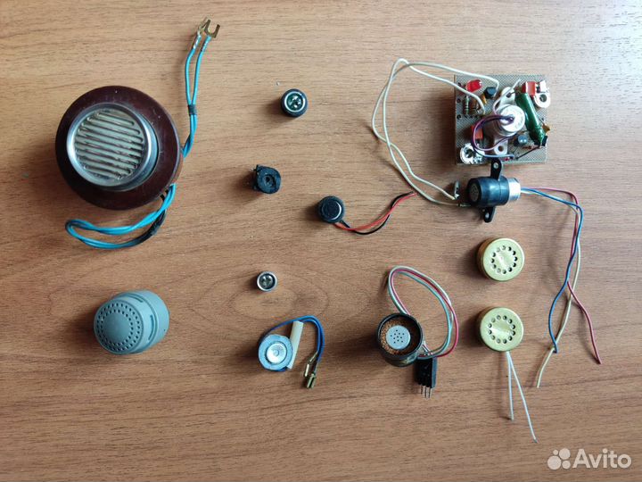 Микрофоны, капсули микрофонные, телефонные