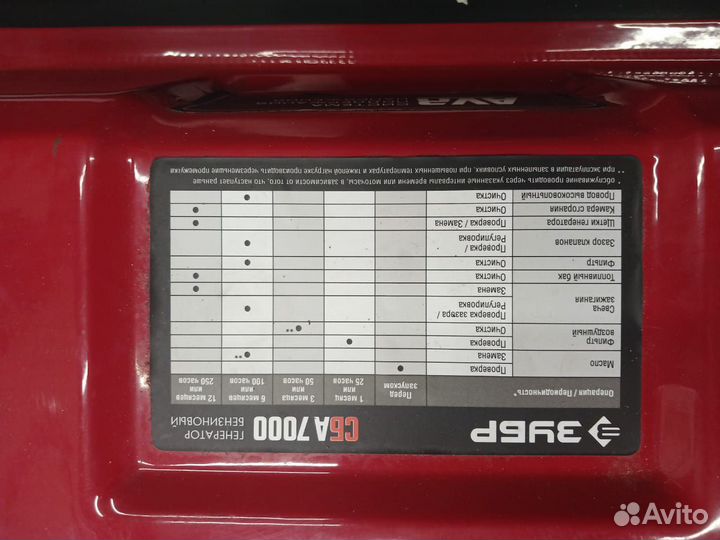 Генератор бензиновый Зубр сба 7000