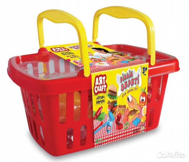 Набор для лепки Корзинка для пикника, тесто 4х56 г