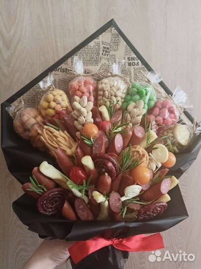 Съедобные букеты для мужчин