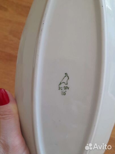 Блюдо весенние цветы