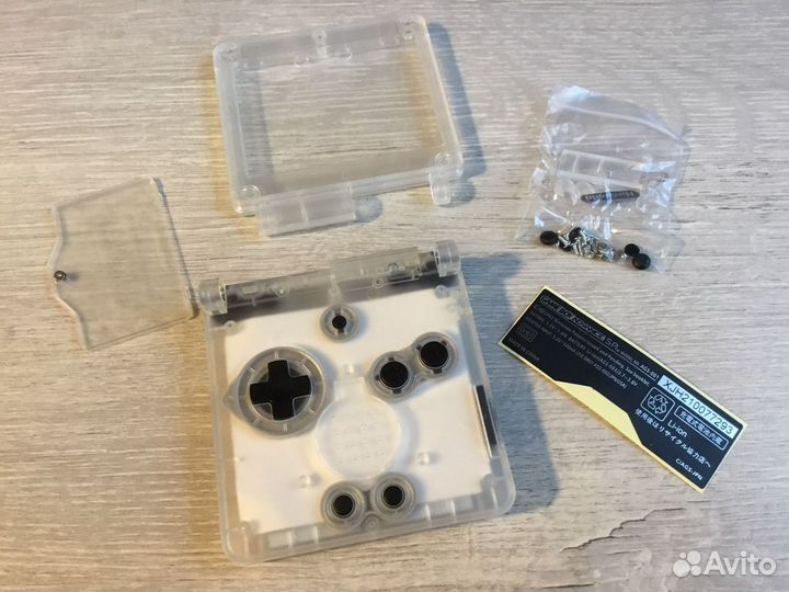 Прозрачные корпуса для Nintendo GBA SP