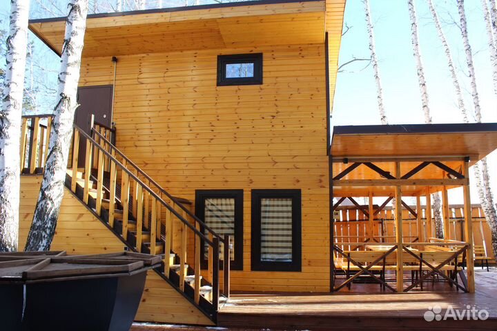 Баня 36 кв метра для отдыха