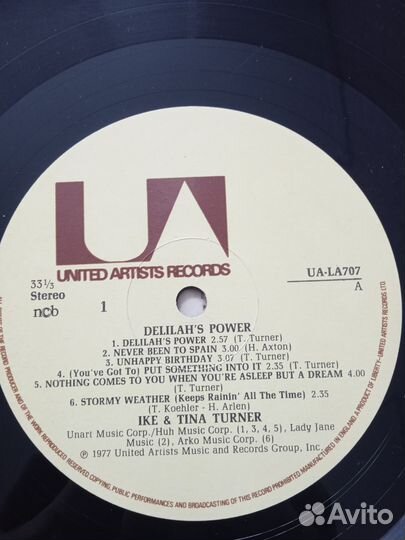 Tina Turner - Delilah's Power Made in England