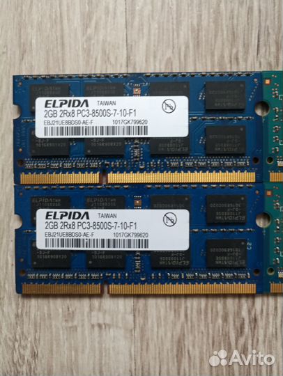 Оперативная память 4x ddr3 2Gb + 2x ddr3 4Gb