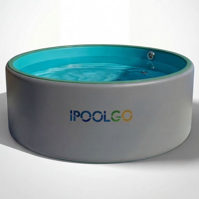 Надувной сап бассейн ipoolgo Голубой/Розовый