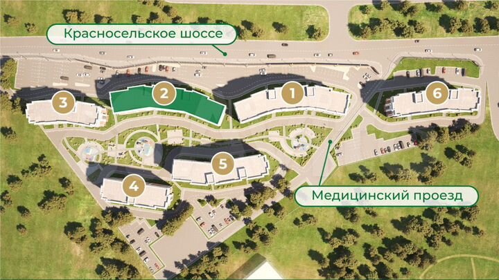 Квартира-студия, 33,2 м², 2/8 эт.