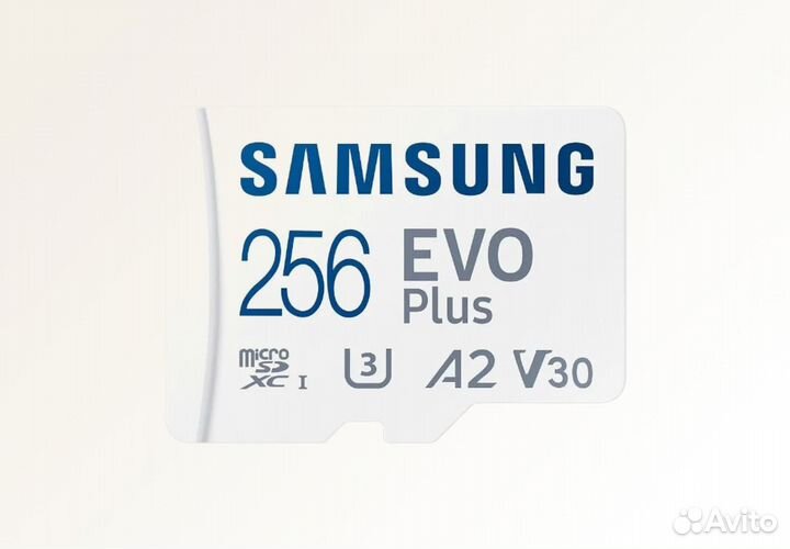 Карта памяти Samsung microsdxc 256Gb Evo Plus, Cla