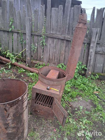 Чугунная печь для бани