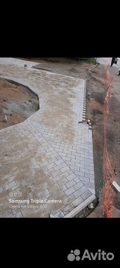 Укладка тротуарной