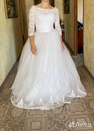 Свадебное платье пышное