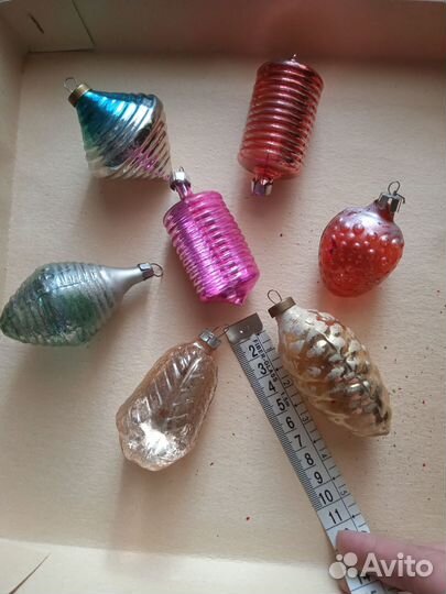 Елочные игрушки СССР одним лотом