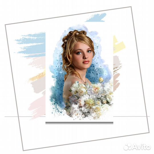 Портрет по фото на холсте Оренбург