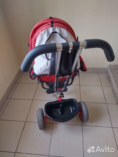 Детский 3х колесный велосипед с ручкой FamilyTrike