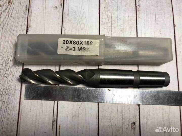 Фреза концевая 20,0 к/х удлиненная z3 Р6М5К5