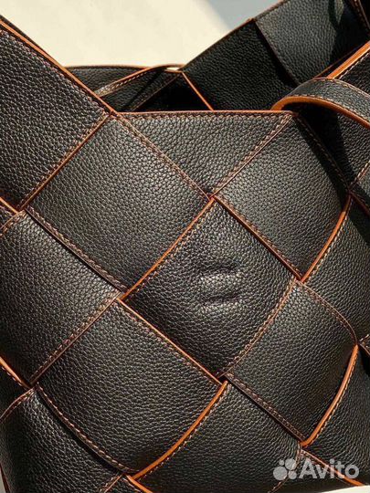 Сумка loewe woven basket * премиум