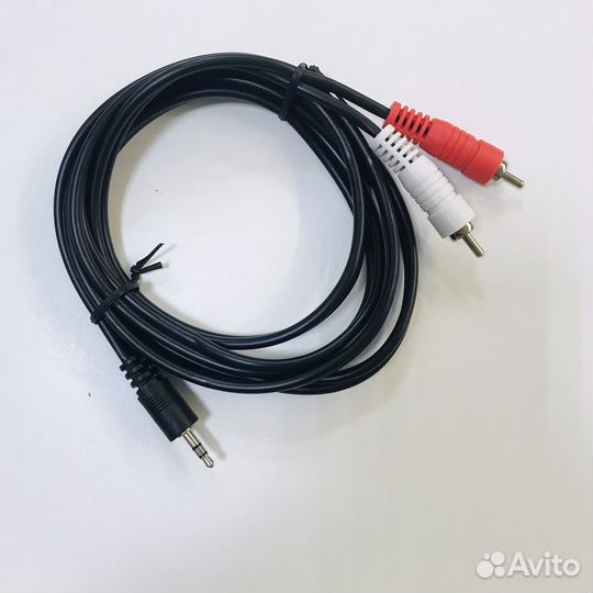 Провод aux на тюльпаны 1,5м \ jack 3,5мм - 2rca