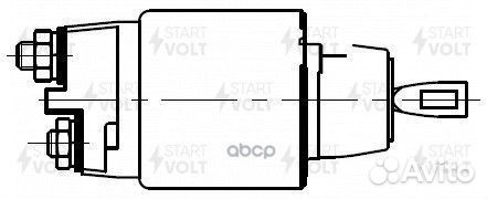 Реле втягивающее стартера для а/м BMW X1 F48 (1