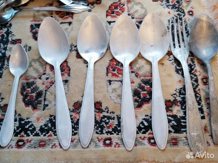 Ложки, вилки, набор СССР и современные