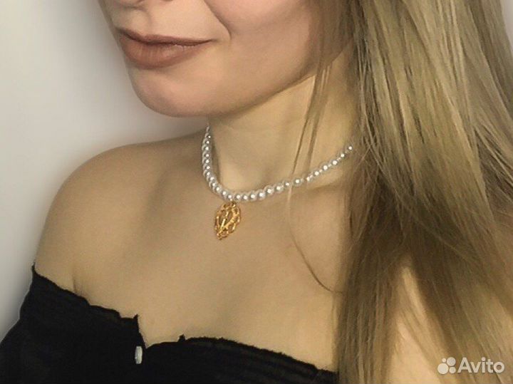 Чокер из бисера